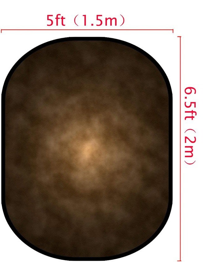 Kate Collapsible Backdrop Pop Up Photography Backdrops Grey&Brown Portable Background for Headshot, for Portrait Photography, 5x6.5ft - Image 3