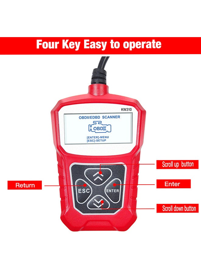 Konnwei - KW310 Universal Car Scanner Professional Automotive Code Reader Vehicle CAN Diagnostic Scan Tool - Image 1