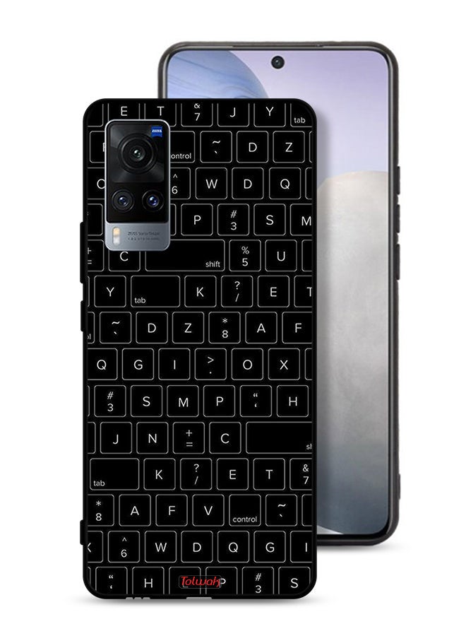 Tolwak Vivo X60t Protective Case Cover Random Keyboard Keys Pattern - Image 1