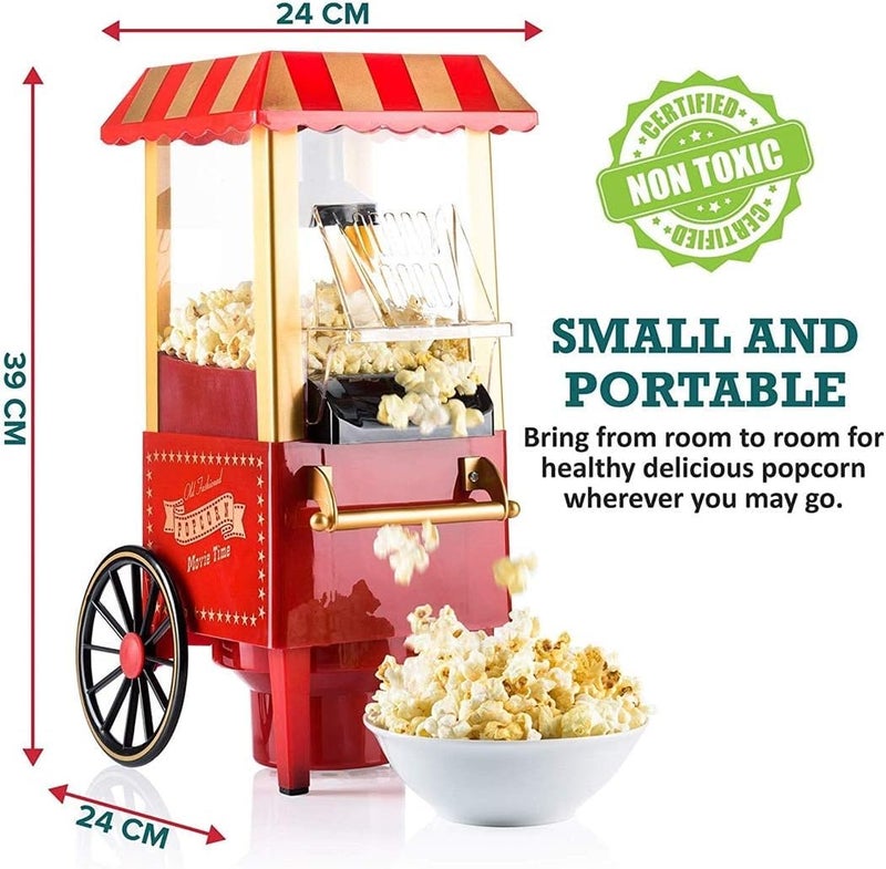 NETXE NETXE Popcorn Machine Mini Portable Household DIY Corn Popper Delicious Snacks Automatic Home Kitchen Popcorn Maker Size 40 x 24 x 18 cm  - Image 2
