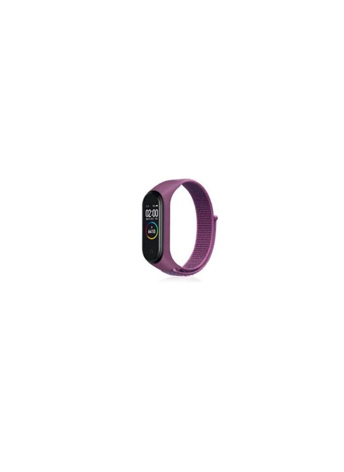 Generic Nylon Solo Loop Stretchy Strap for Xiaomi Mi Band 7/Mi Band 6/Mi Band 5/Mi Band 4/Mi Band 3, Adjustable Elastic Sport Band for Mi Band 7 6 5 4 3, Strap Smart Watch  - Image 1