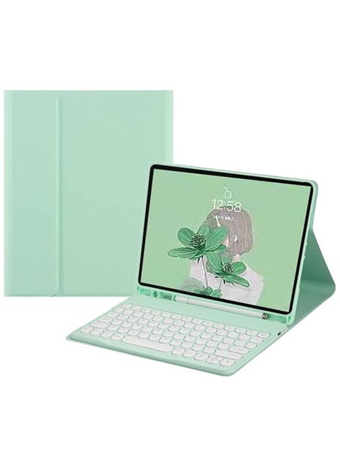2022 New iPad 10th Generation 10.9" Keyboard Case Cute Round Key Color Keyboard Wireless Detachable BT Keyboard Cover for iPad 10 10.9-inch