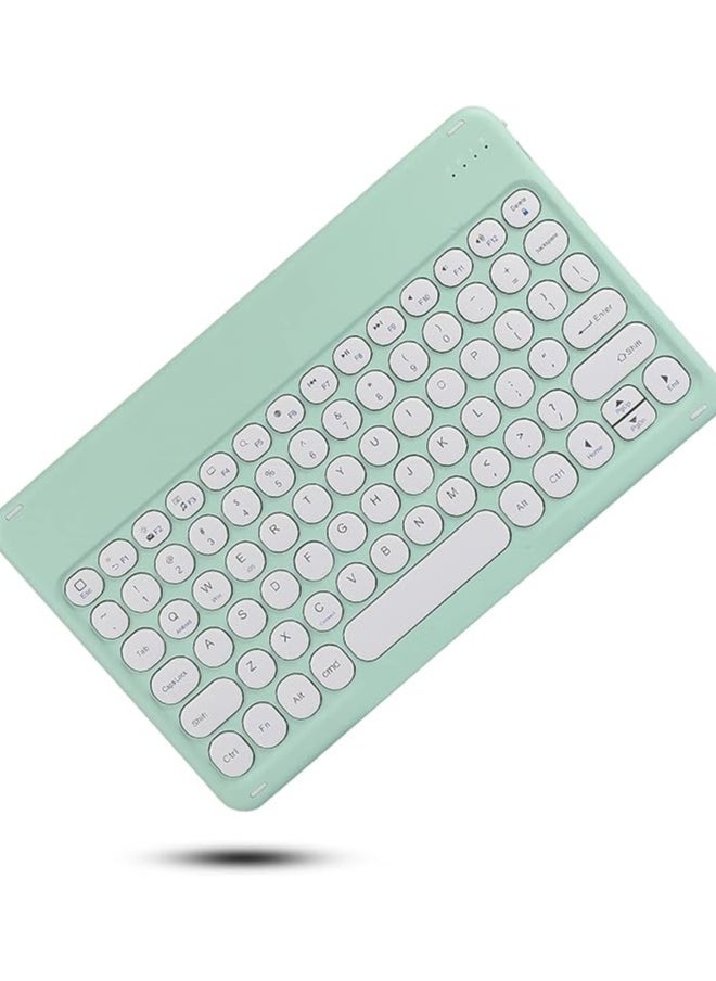 General - 2022 New iPad 10th Generation 10.9" Keyboard Case Cute Round Key Color Keyboard Wireless Detachable BT Keyboard Cover for iPad 10 10.9-inch - Image 1