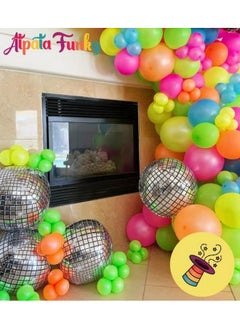 Atpata Funky Atpata Funky Disco Theme Dance Party Foil Balloons for Disco theme Decoration (Disco Birthday)  - Image 5