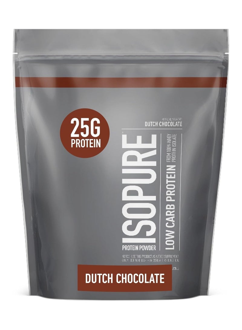 Natures Best NB Isopure Low Carb 1lb Dutch Chocolate - Image 1