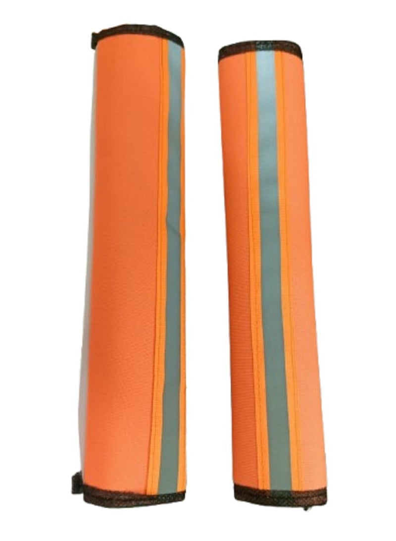 غطاء حماية من مخالفات المرور لحزام أمان السيارة، قطعتان، مناسب لجميع السيارات - Image 1