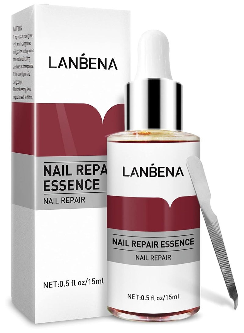LANBENA LANBENA Nail Repair Essence, Nails Repair Essence Nail Repair for Damaged Nails Protect Nail from Damage Fingernail and Toenail Repair for Curing Nail from Infection Discolored and Damaged Nails  - Image 1