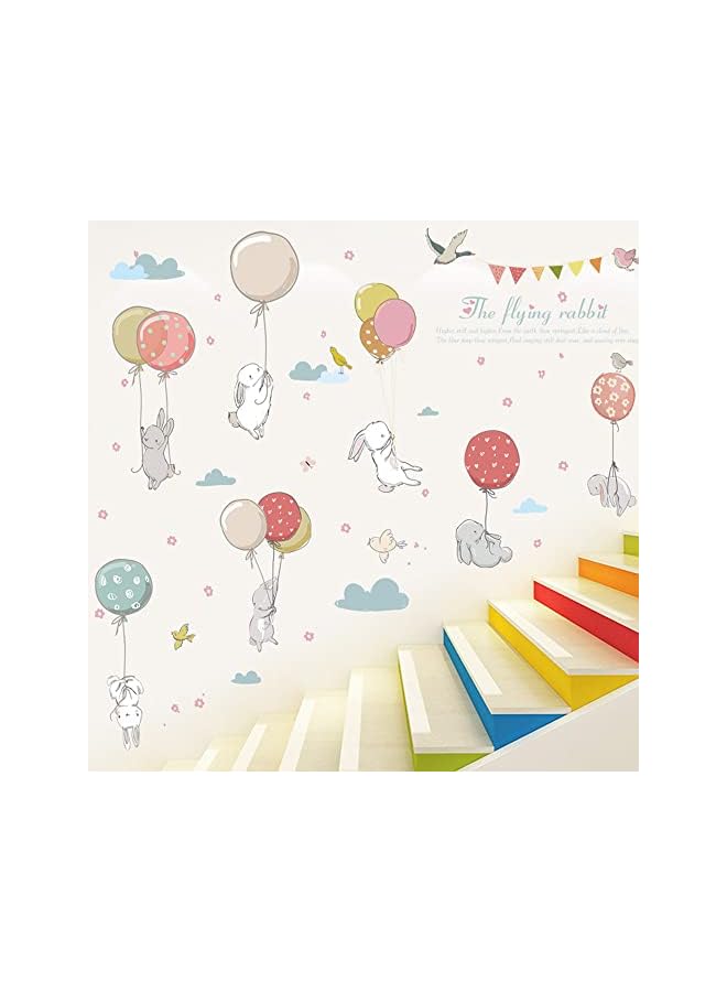 Zaboon Rabbit Children'S Room Bedside Wardrobe Kindergarten Classroom Background Decorative Wall Stickers Selfadhesive Bedroom Wallpaper Home Decor - Image 4