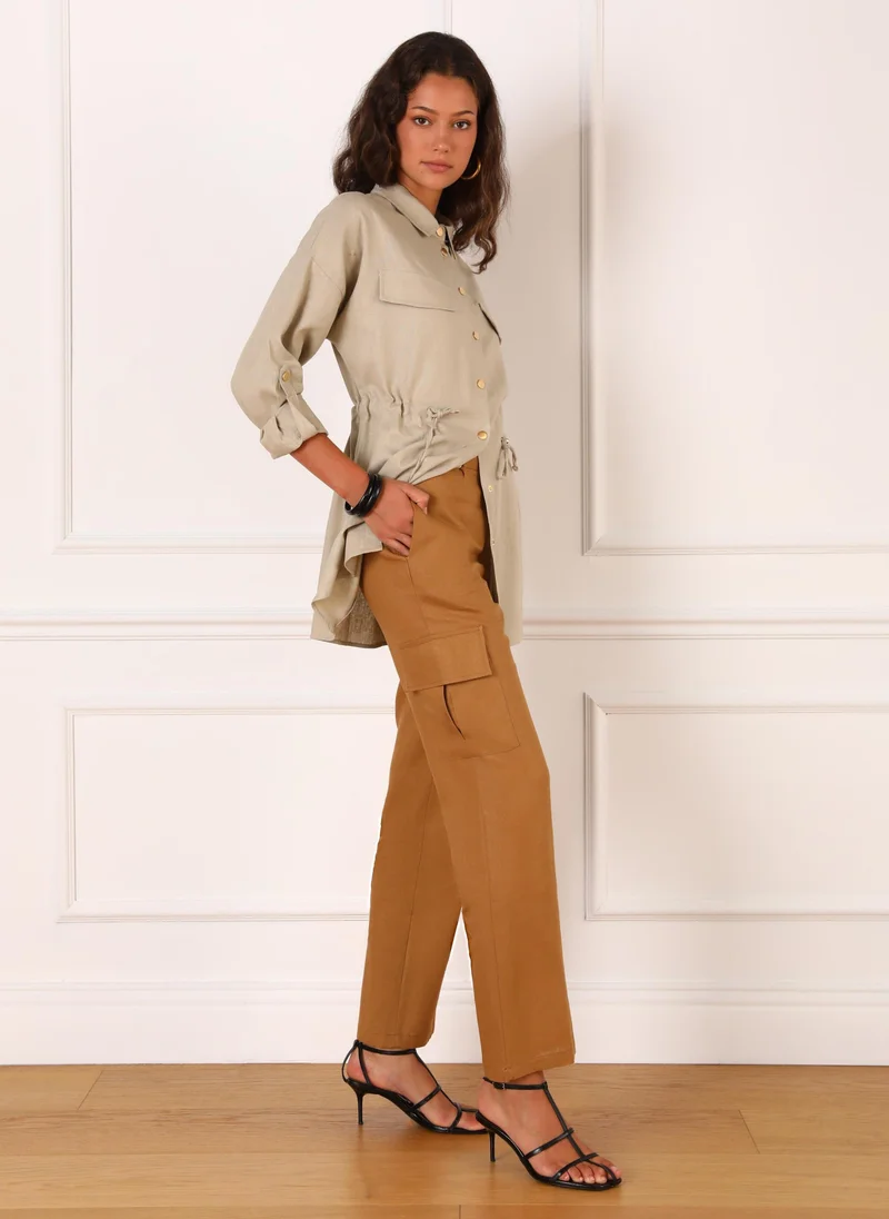 Refka by modanisa Camel - Pants - Refka