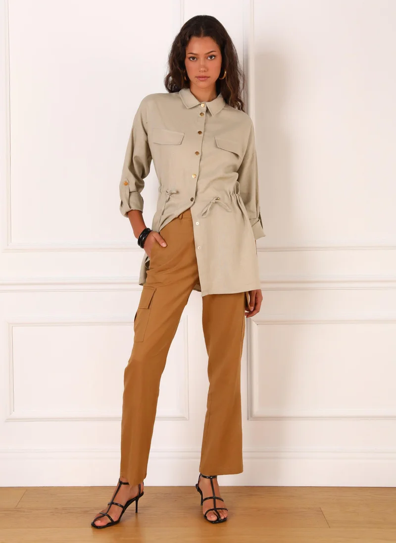 Refka by modanisa Camel - Pants - Refka