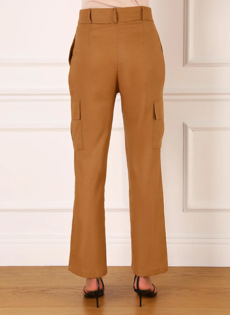 Refka by modanisa Camel - Pants - Refka