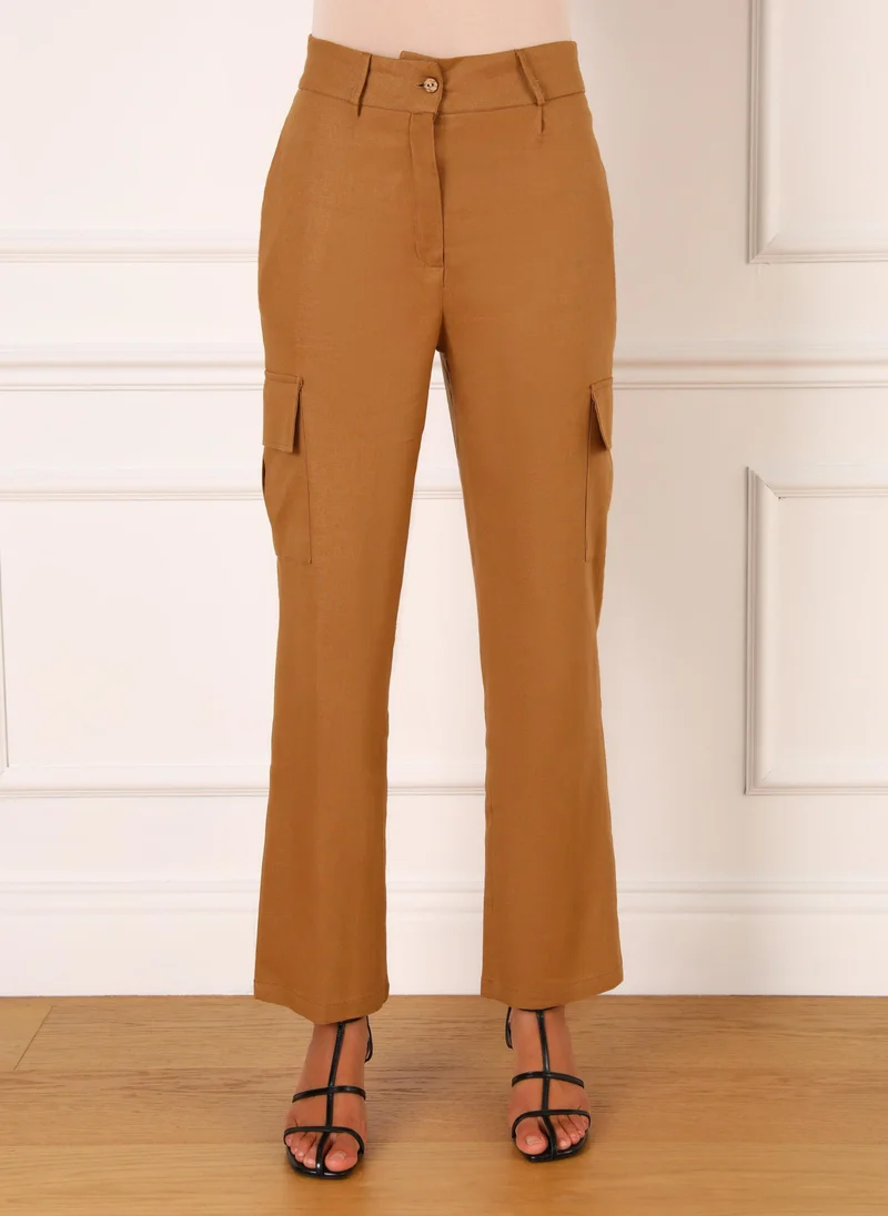 Refka by modanisa Camel - Pants - Refka