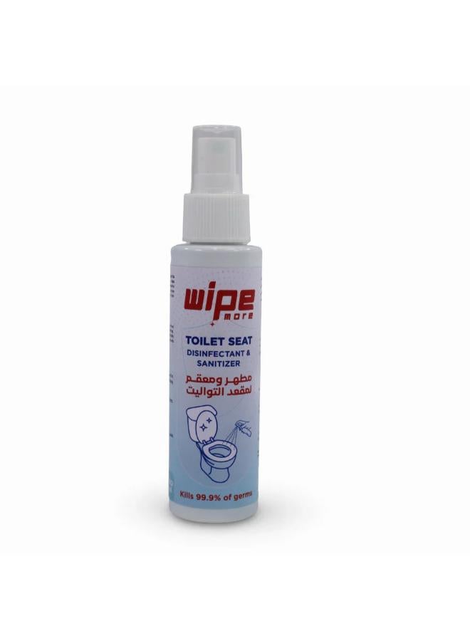 Wipe More Toilet Seat Disinfectant & Sanitizer – 100ml - Image 1
