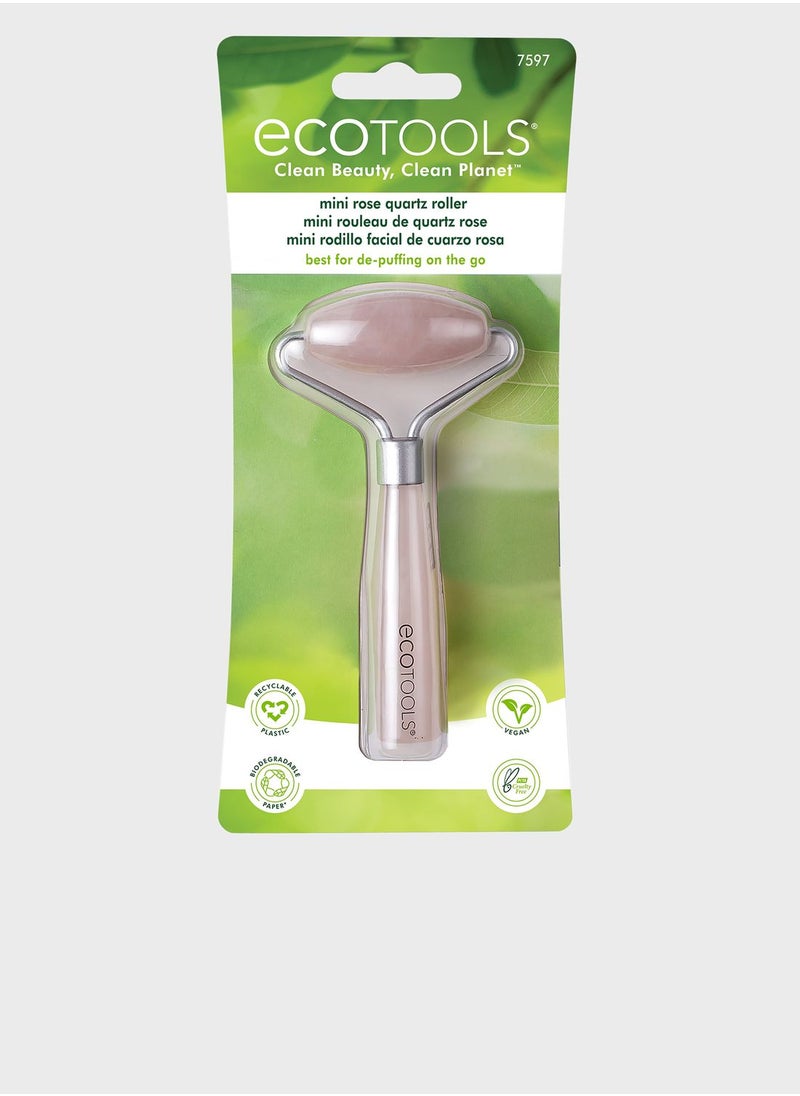 Ecotools - Mini Rose Quartz Roller - Image 1