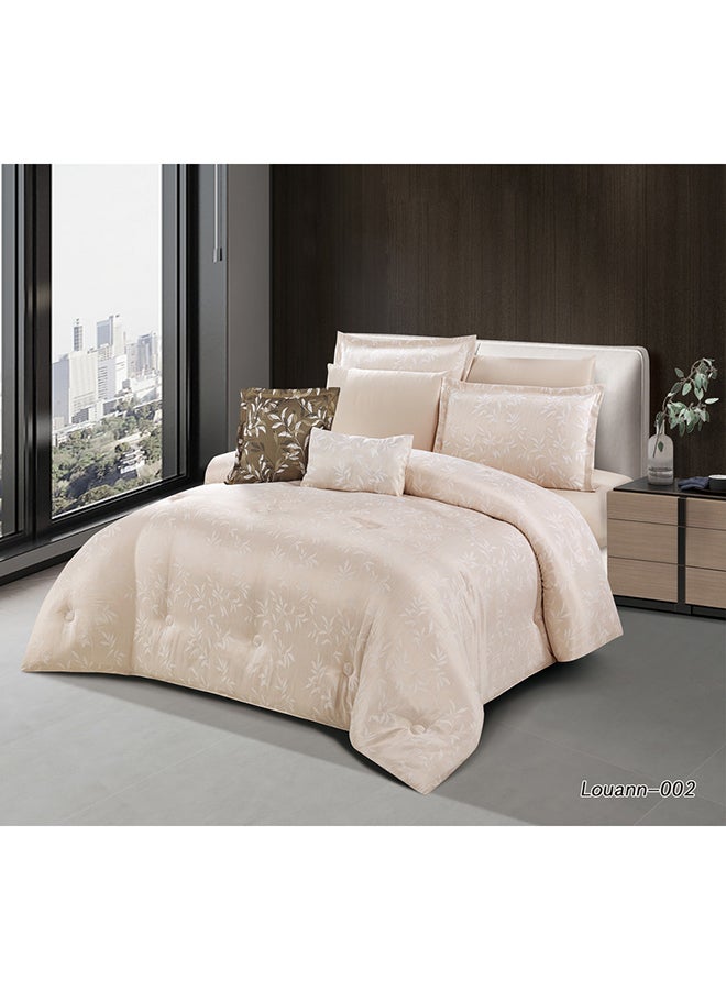 Hours Horse Comforter Set With Soft Silky Fabric And A Sophisticated Pattern That Satisfies All Tastes 8 Pieces King Size  - Image 1
