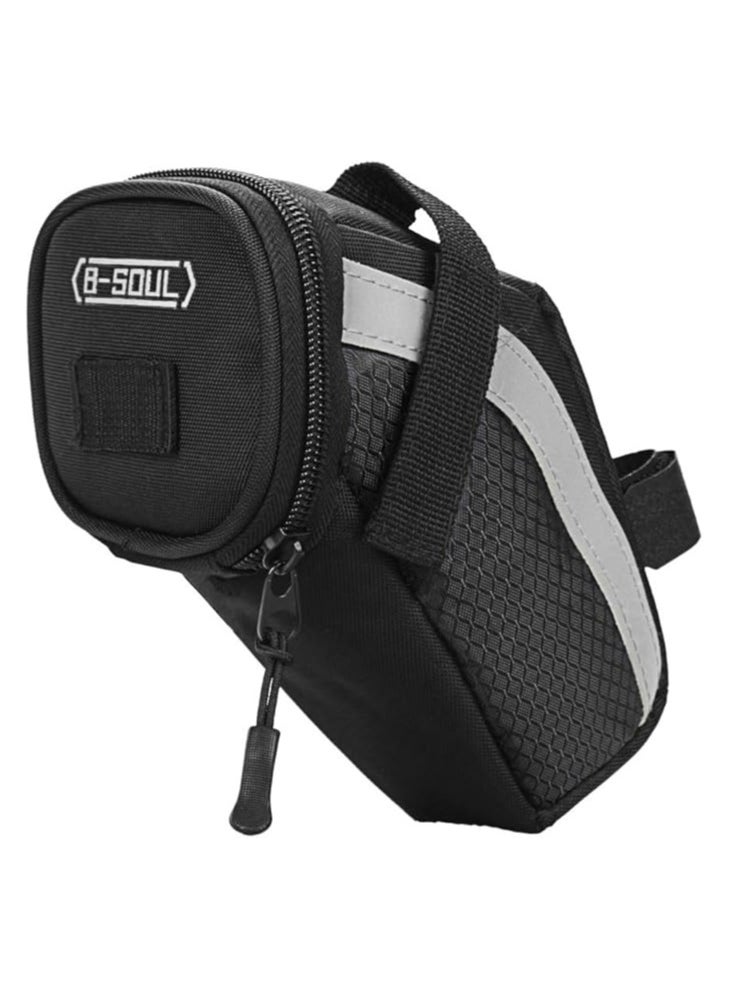 Generic Bicycle Strap-On Saddle Bag with perfect Size, Water Resistant With reflective for a Safety ride I Seat Bag, Cycling Bag - Bike Bag for all our essentials, bike bags for bicycles, bike seat bag  - Image 5