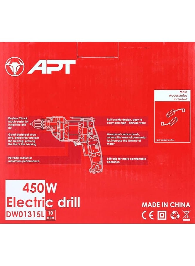 Apt 450W Electric Drill - Image 4