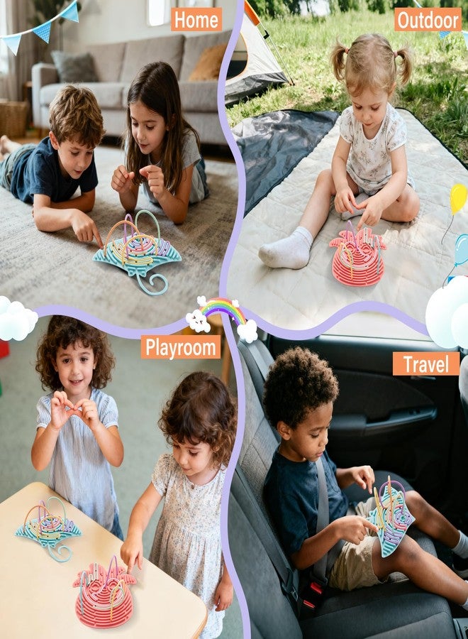 Jet Lag 2 Pack Sensory Activity Board, Fidget Toys for Kids, Sensory Toys for Kids with Autism, ADHD, Stress, Calming, Double-Sided Silicone Toys, Birthday (Octopus & Tropical Fish) - Image 3