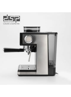 دي اس بي DSP Professional Coffee Machine Stainless Steel Home Use Espresso Coffee Maker 1.7L 20bar Espresso Coffee Maker 1350W with innovative 150g bean Grinding system KA3123  - Image 3