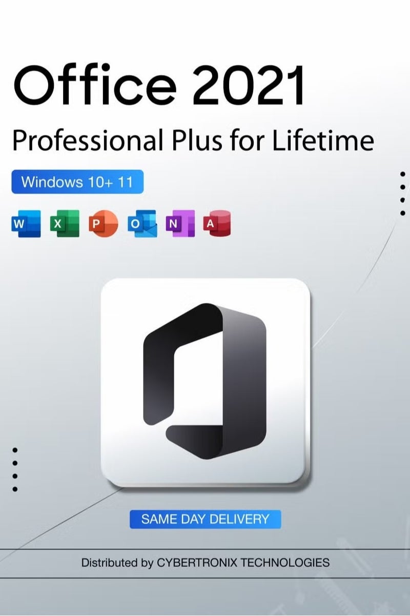 Microsoft Office 2021 Professional Plus - Lifetime Subscription for 1 Device | Digital License | Same Day Delivery