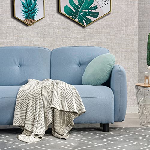 WAPANE Grasscloth Peel and Stick Wallpaper 15.7" x 787.4", Textured Contact Paper for Cabinets/Countertops Removable, Faux Linen Wall Paper Self Adhesive, Vinyl Fabric Wallpaper Waterproof - Image 3