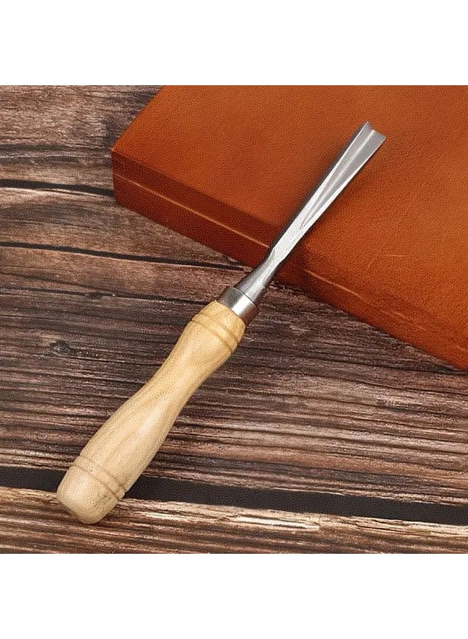 14x14mm 90 Degree Right Angle Wood Chisel with Beech Wood Handle for Cabinets Door Frames DIY - Image 1