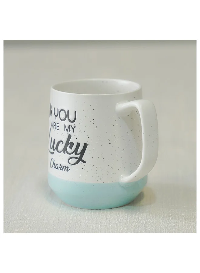 DANUBE HOME Danube Essential 2 Piece New Bone China Mug Set Blue 535Ml L 8.8 x W 7.4 x H 10.7 Cm