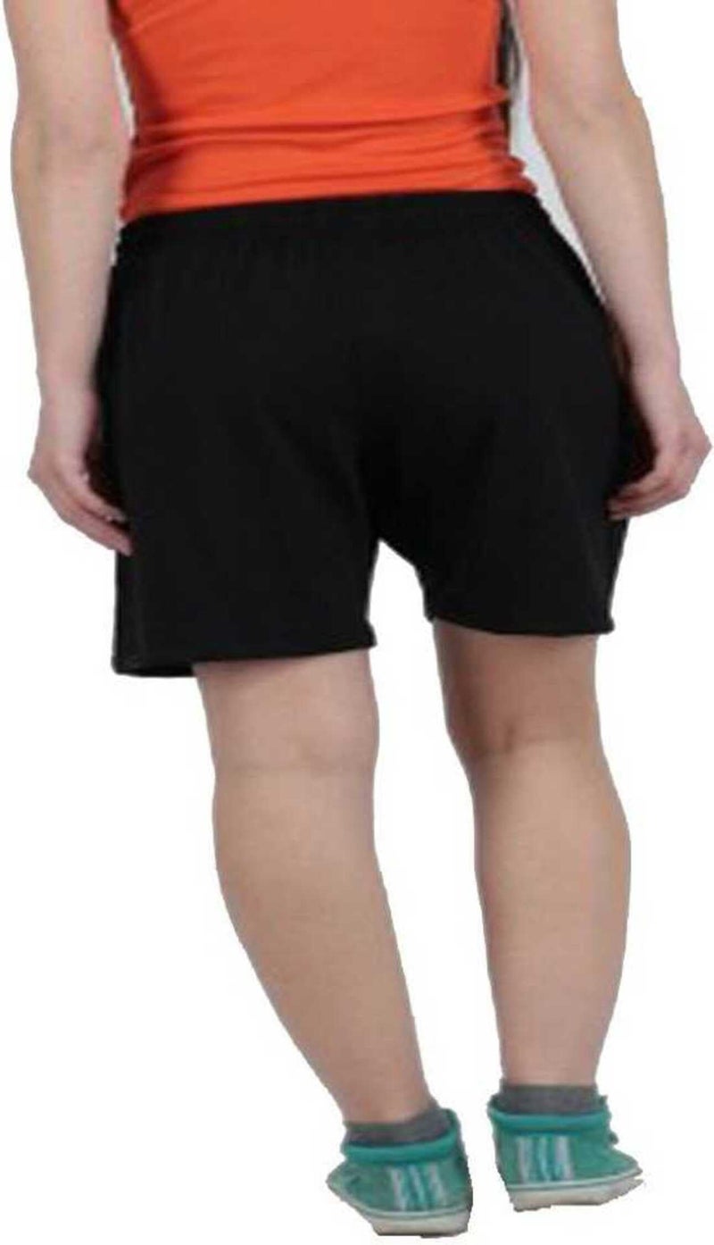 Splash - Women 's Shorts - Plain (Black, 2XL) - Image 3