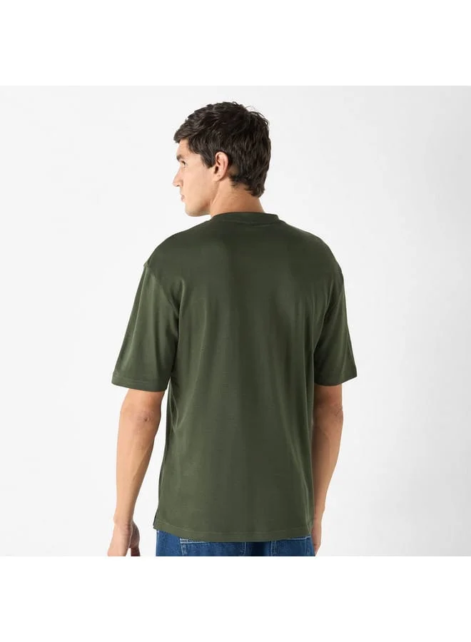 Kappa Kappa Graphic Print T-shirt with Short Sleeves