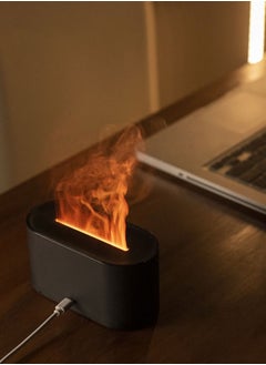 Necomi Flame Diffuser Humidifier For Essential Oils,7 Color Variations, Home Office Bedroom Diffuser, Black  - Image 5