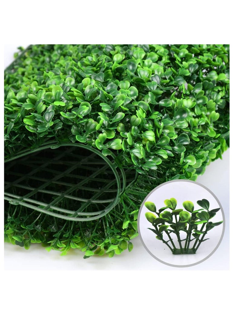 𝐅𝐅𝐃 "Artificial Boxwood Panels (12PCS) – UV-Resistant Faux Hedge Wall, Realistic Greenery for Privacy & Decor, Easy to Install, Ideal for Indoor & Outdoor Use – 31 Sq. Ft. Coverage" - Image 5