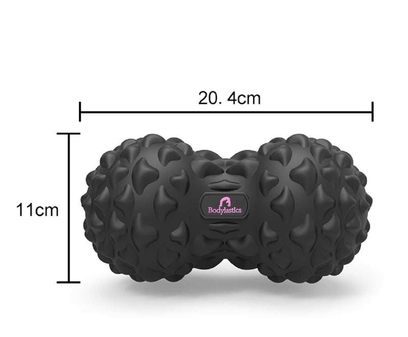 Bodylastics Cobblestone Peanut Massage Ball For Total Body Deep Tissue Massage, Trigger Point Therapy, Muscle Knots, Myofascial Release - Image 2