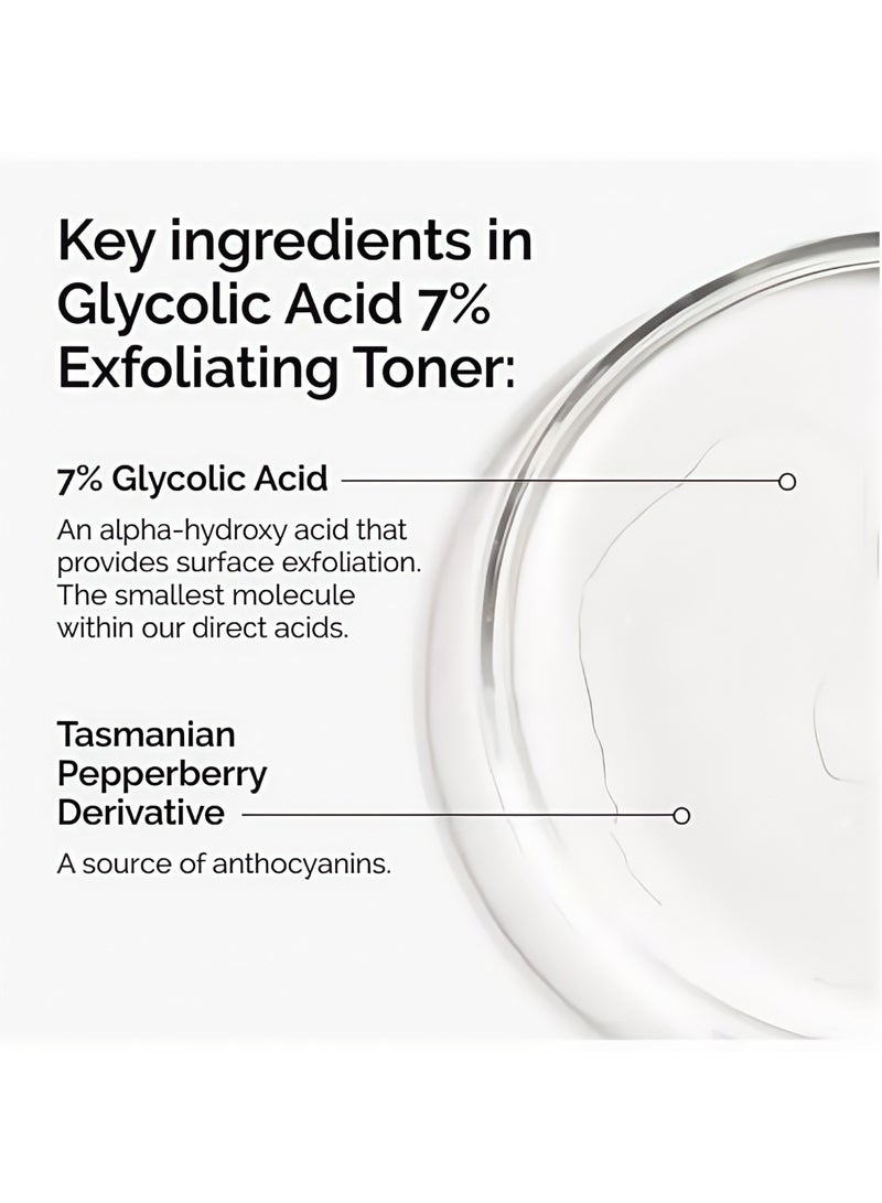 Beauty Bar Glycolic Acid 7% Toning Solution 240ml - Image 5