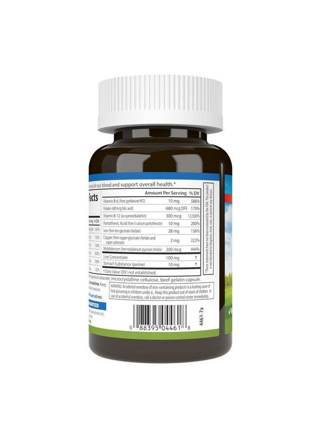 Carlson - Blood Nutrients, 28 mg Iron, Blood Development, Iron Absorption & Optimal Wellness, 180 Capsules - Image 3