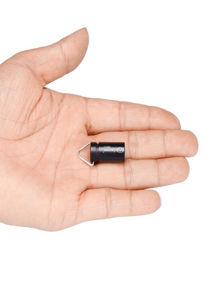 LIGHTFE MINI01 Keychain Flashlight mini Keychain Light is Light, Small, and Bright (Mini01 Black) - Image 1