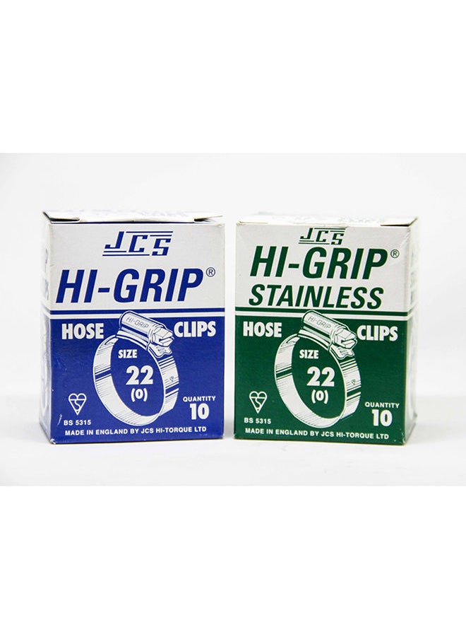 JCS - Hi-Grip Hose Clip/Hose Clamps Zinc Plated 40-55Mm(2) To Prevent Leakages From The Hose Connections (Pack Of 10Pcs) (1) - Image 1