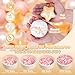 GOGOSO Ball Pit BallsPlastics Balls for Ball Pit Stars Hearts Shape for PastelBall for Toddlers KidsPink Gold White Clear100pcs - Image 4