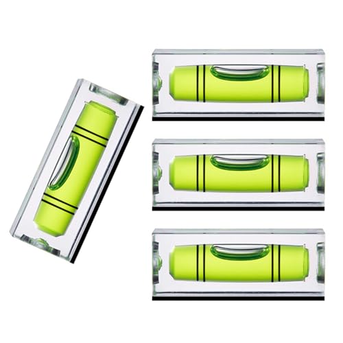 Magnetic Mini Small Bubble Level Tool Scope Square Pocket Long Stick On High Precision Horizontal 4pcs 16inch 40mmx17mmx15mm