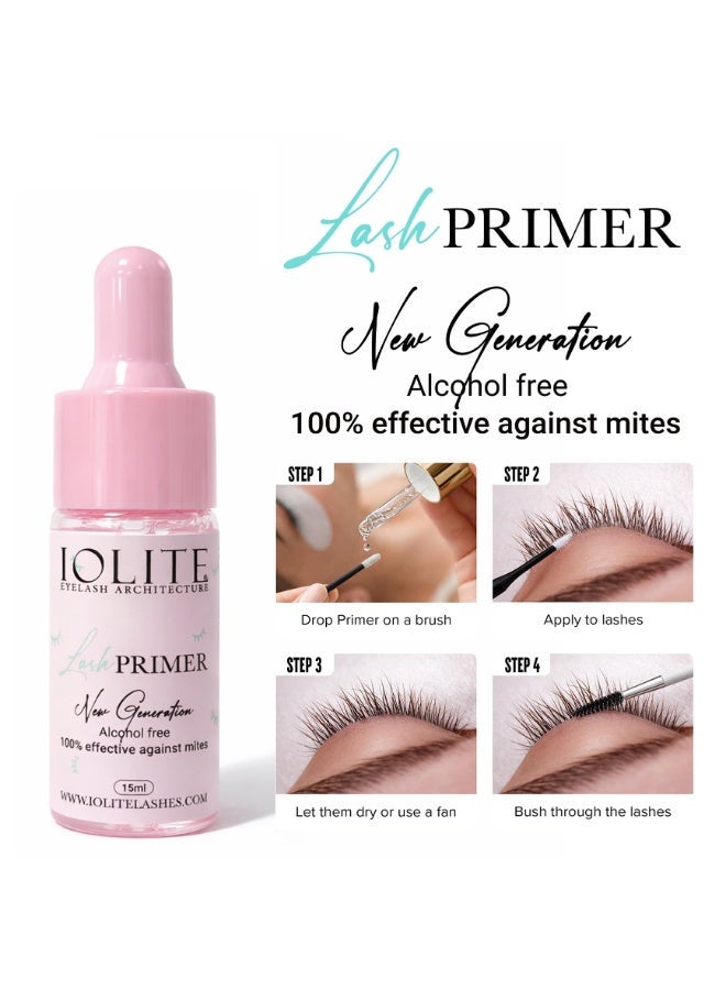 Iolite Lash Primer 15ml – Professional Eyelash Extension Primer & Lash Pre-Treatment Solution | Enhances Retention, Strengthens Glue Adhesion, Controls Oily Lashes & Improves Lash Bonding Performance - Image 2
