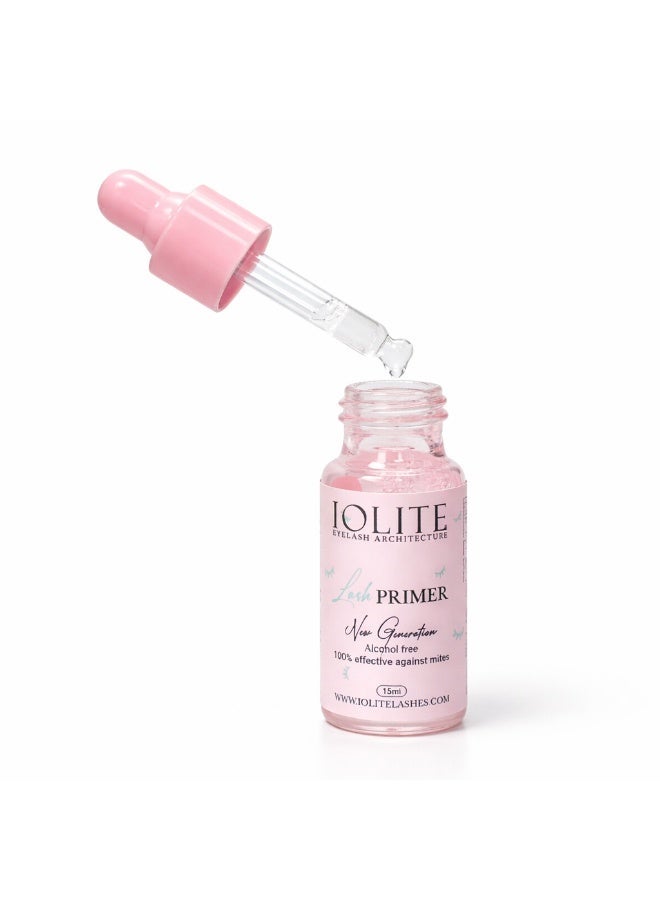 Iolite Lash Primer 15ml – Professional Eyelash Extension Primer & Lash Pre-Treatment Solution | Enhances Retention, Strengthens Glue Adhesion, Controls Oily Lashes & Improves Lash Bonding Performance - Image 1