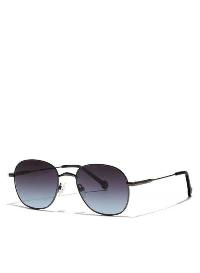 30Sundays BOUND Men Blue Sunglasses - Frame Material: Metal - Lens Color: Blue- Frame Color: Gray - Full Rim - Image 2