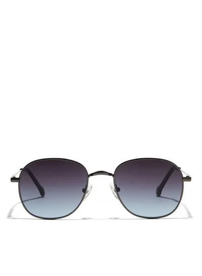 30Sundays BOUND Men Blue Sunglasses - Frame Material: Metal - Lens Color: Blue- Frame Color: Gray - Full Rim
