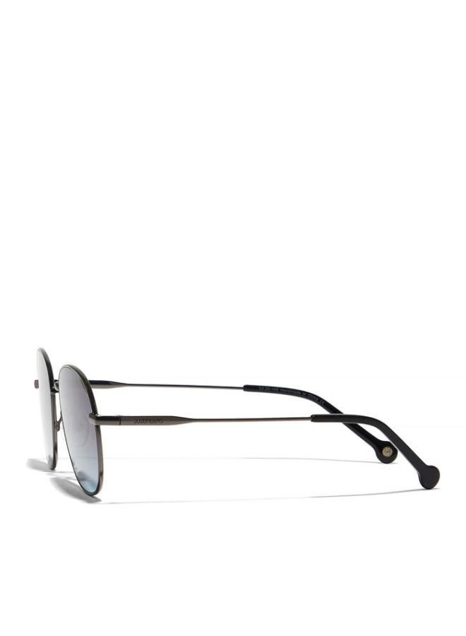 30Sundays BOUND Men Blue Sunglasses - Frame Material: Metal - Lens Color: Blue- Frame Color: Gray - Full Rim - Image 3