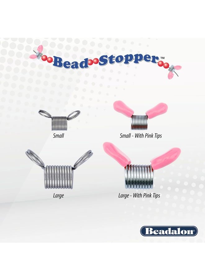 Beadalon Bead Stopper, Combo Pack, 4 Small, 4 Large, 8 pc - Image 3