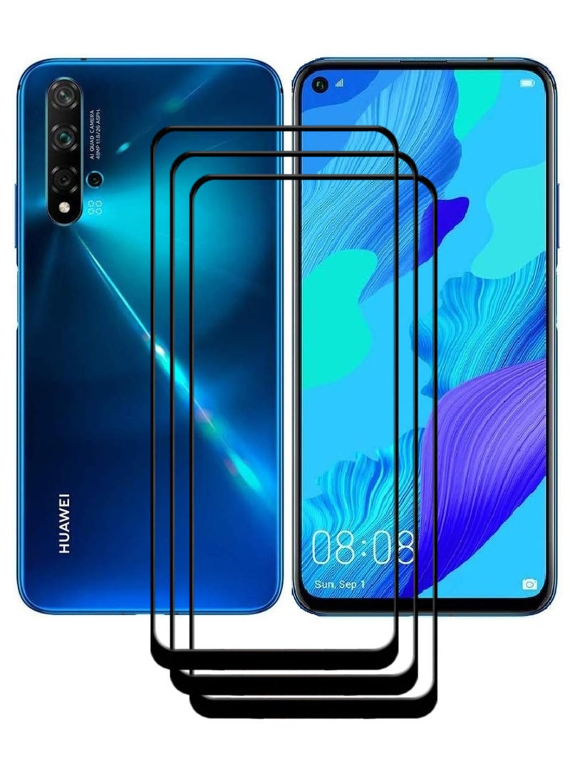 ACLIX 3 Pieces Antistatic ESD Dustproof Premium Quality High Definition Tempered Glass Screen Protector Designed For Huawei nova 5T - Image 1
