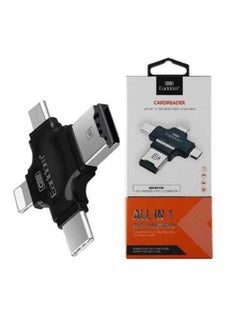 SD Card Reader for iPhone/iPad/Android/Mac/Computer/Camera, 4 in 1