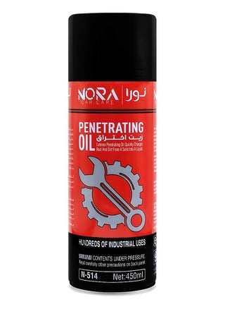 Penetrating Oil Multi-Purpose Spray Rust Remover, Lubricant, Moisture Repellant, Anti-Squeak Formula 450ml NORA Car Care N-514 - pzsku/Z5DB27FDB3A9F541FAAF0Z/45/_/1734711139/1f8fe135-77d6-4074-ba20-1cda3893981c