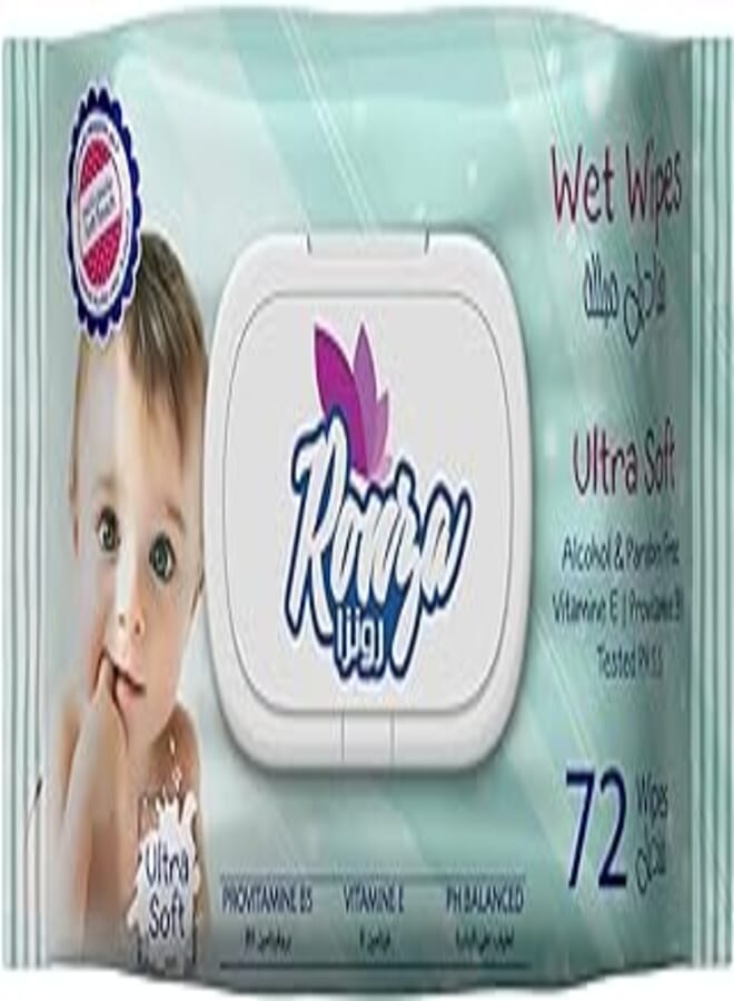 Ronza Ronza Wet Wipes - Ultra Soft 72 pieces