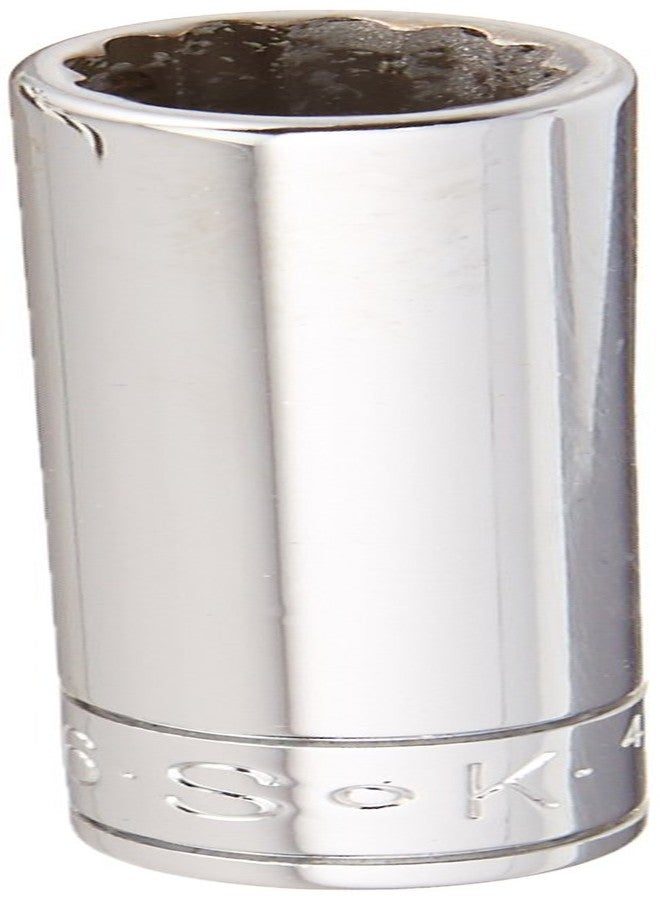 اس كي كي SK Tools USA محرك ١/٤ بوصة، ٥/١٦ بوصة، ١٢ نقطة، مقبس كروم عميق | ٤٤٩١٠ - Image 1