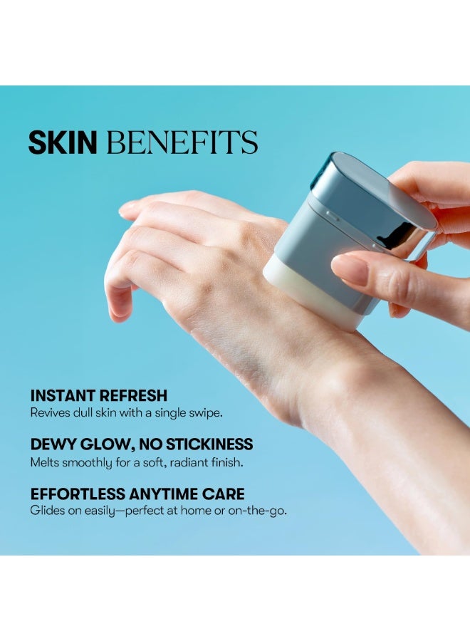 KOEC PDRN Essence Stick Balm, PDRN Collagen Multi Wrinkle Stick, All-in-One Eye & Neck Treatment, Glow Makeup Base & Face Treatment Balm, Plumping, Fine Lines (0.33 oz.) - Image 4